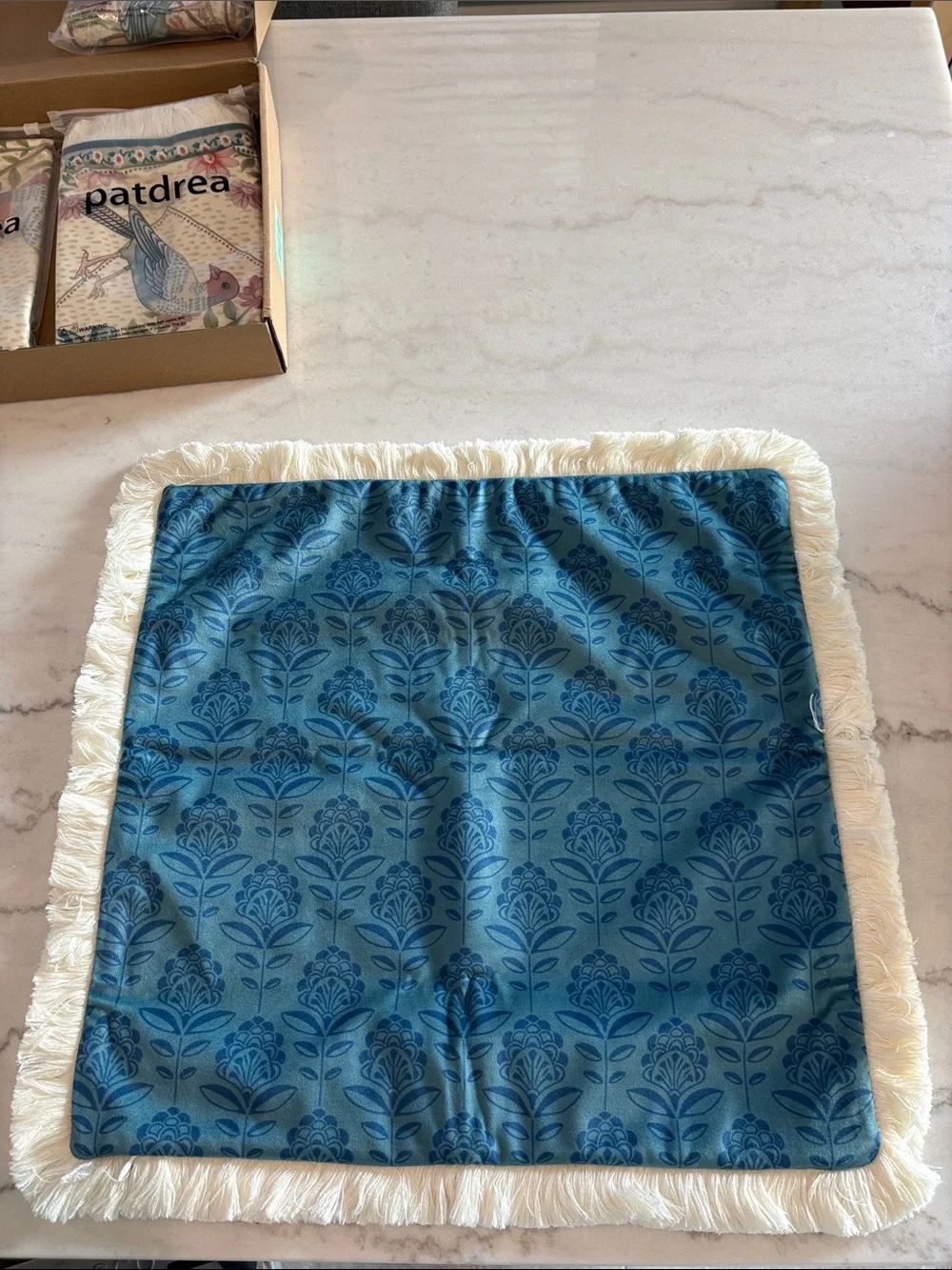 Patdrea French Country Velvet Throw Pillow Covers